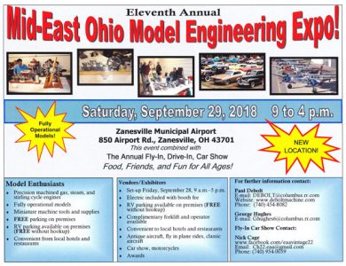 11th Annual Mid-East Ohio Model Engineering Expo Image